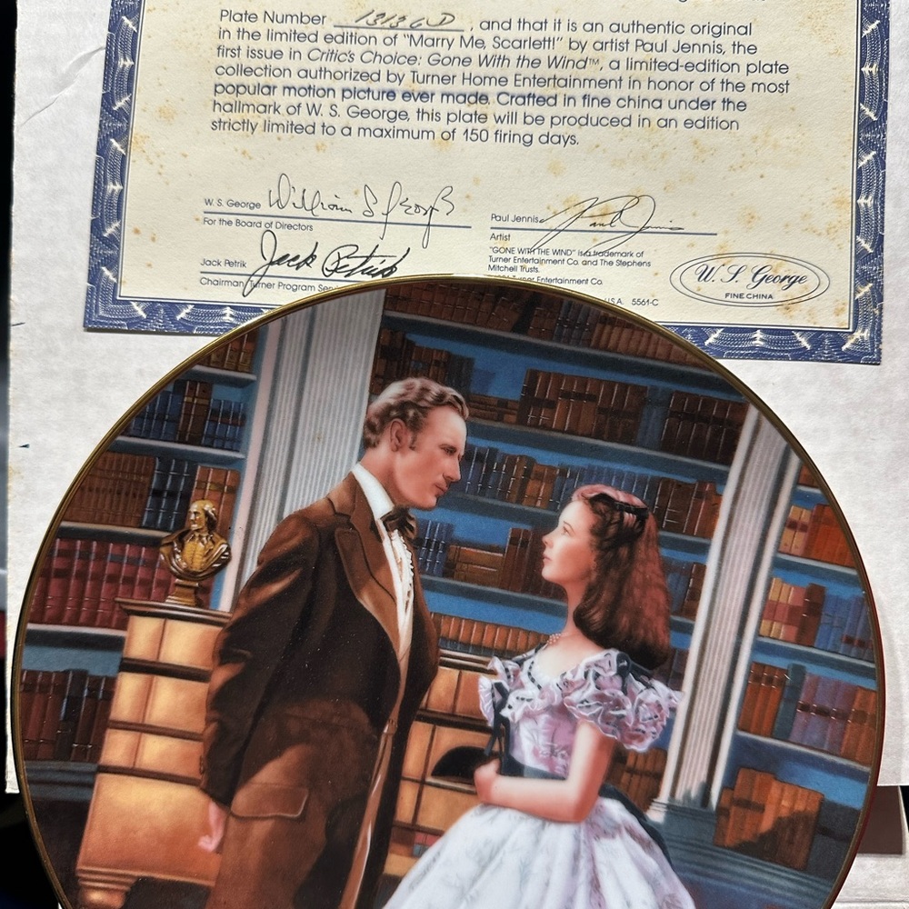 Gone with the Wind Collector's Plate
